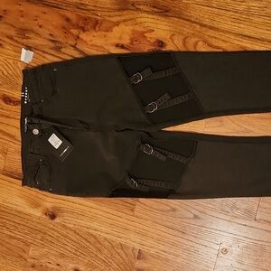 Fashion Nova Black Jean Jeggings Sz 11